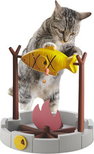 Cat Slow Feeder, Treat Dispenser - Interactive Cat Puzzle Toy for Small Pets K