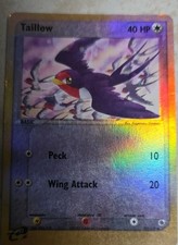 Taillow 72/109 EX Ruby & Sapphire Reverse Holo
