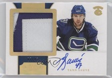 2011-12 Panini Dominion Rookie Horizontal 7/47 Yann Sauve #179 Patch Auto 03hd