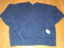 Lg Sporty & Rich Women’s Navy Blue crewneck $140 Made in USA