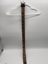 Teenage Mutant Ninja Turtles Canvas Belt Nickel Buckle Multicolor TMNT Youth M/L