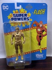McFarlane Toys DC Super Powers GOLD Edition Flash 40TH Anniversary Edition