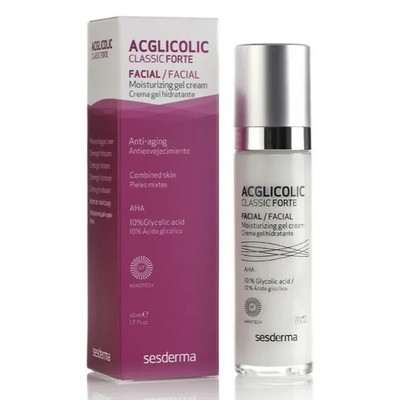 Sesderma Acglicolic Classic Forte Feuchtigkeitsgel Creme 50ml