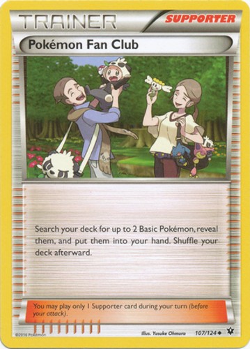 Pokemon Fan Club - 107/124 - Uncommon - Near Mint