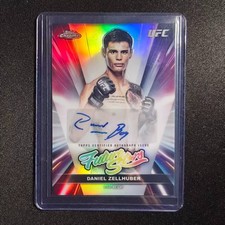 🧂YY 2026 TOPPS CHROME UFC FUTURE STARS AUTO REFRACTOR DANIEL ZELLHUBER