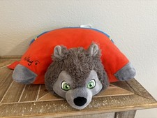 Pillow Pets Great Wolf Lodge 14” WILEY WOLF Plush Stuffed Animal Soft Pillow