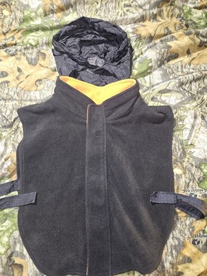 Vintage Harley Davidson  - Dickie Vest With Hidden Hood