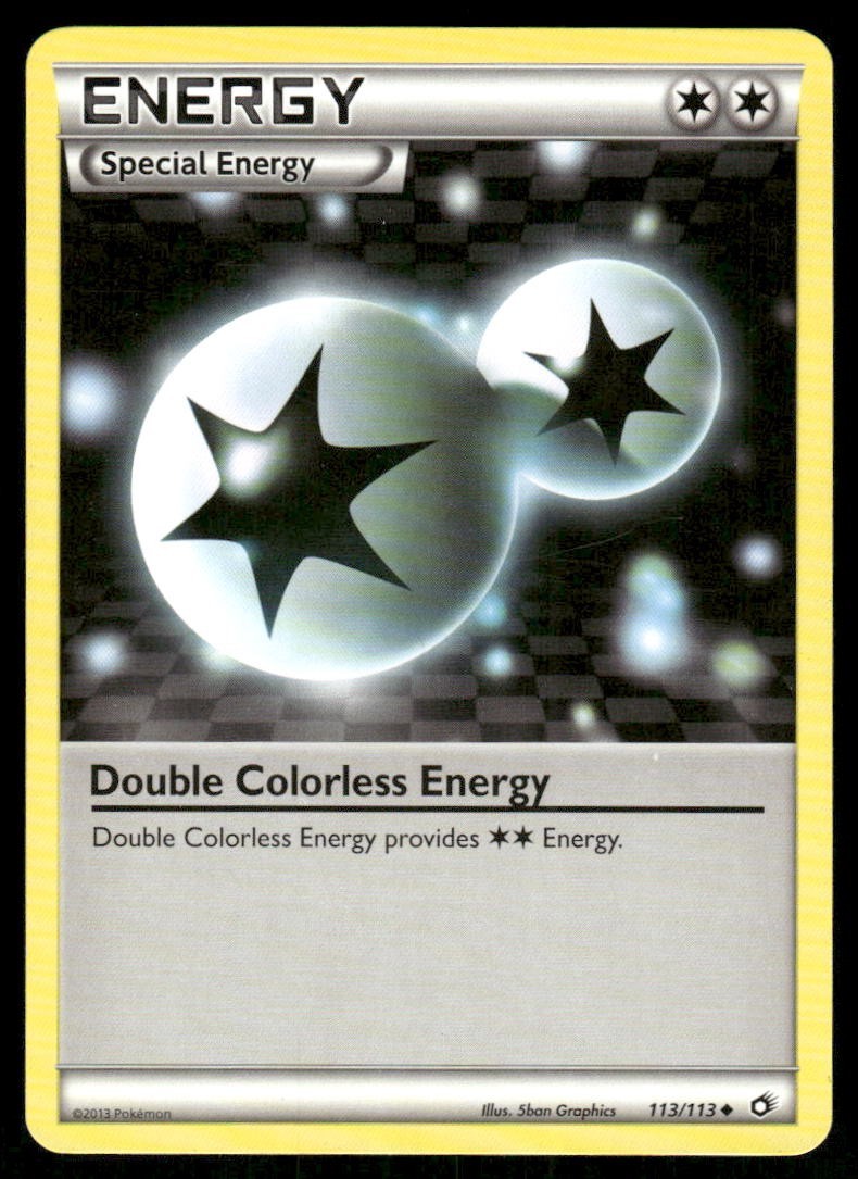 Pokemon Tcg Double Colorless Energy #113 Pokemon Legendary Treasures LP