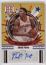 2020-21 Panini Chronicles Hometown Heroes Rookie Red Nathan Knight Auto 0s55