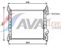 AVA Clever Choice KüHler, MotorküHlung CT2070 FüR Chevrolet