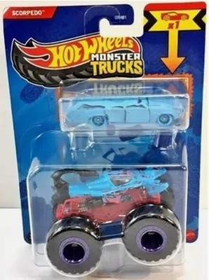 SCORPEDO - Doppel Pack Monster Trucks HW Hot Wheels Auto Mattel 1:64 Die-cast