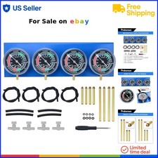 Motorcycle Carburetor Synchronizer Tool 4 Gauge Vacuum Carb Sync For 24 Cyli...