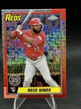 RECE HINDS RC 2025 TOPPS SERIES 1 CHROME SILVER PACKS 1990 CINCINNATI REDS