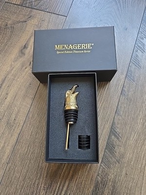 Menagerie Wine Pourer Eagle Design Special Edition Titanium Series 139G