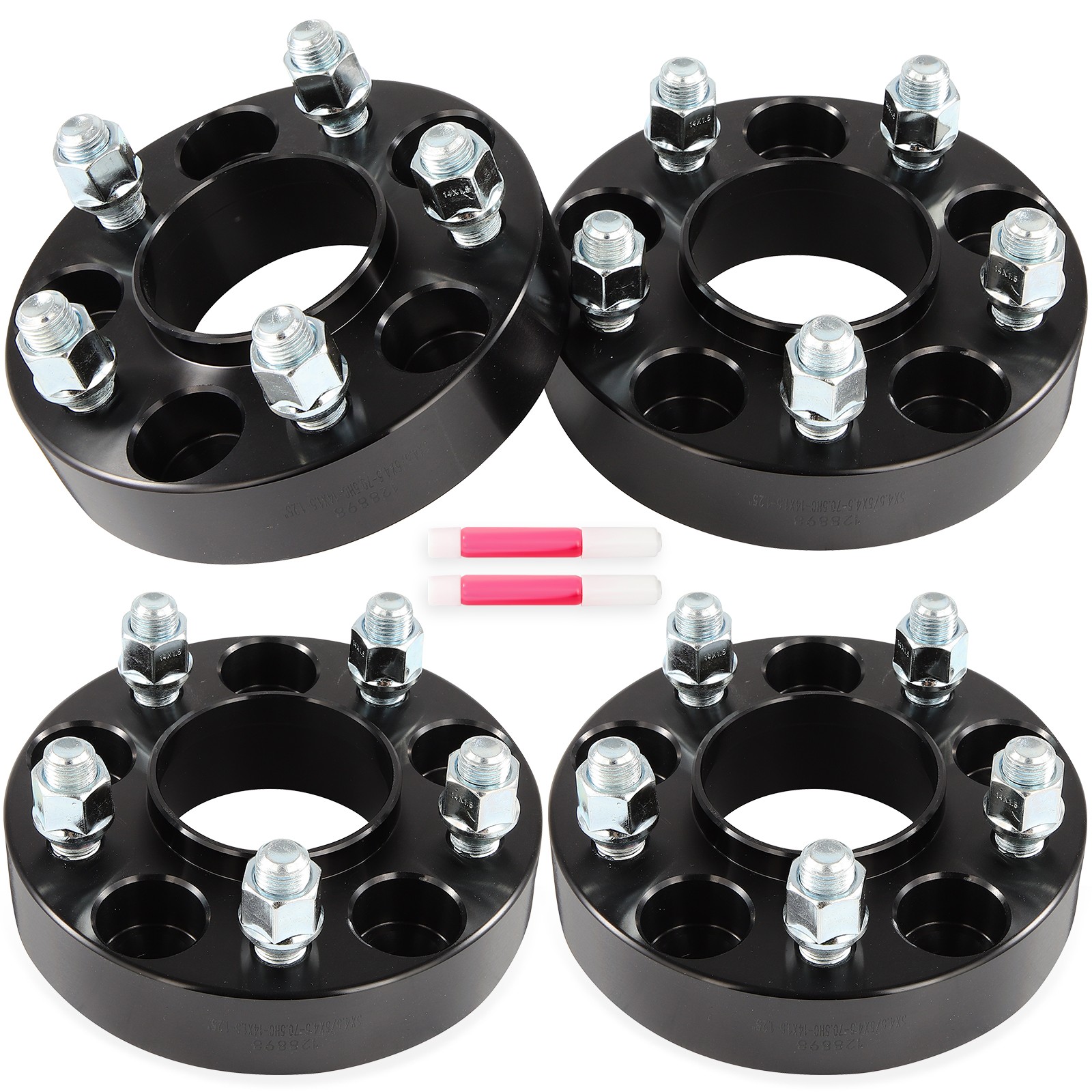 4 Pcs 1.25" 5x4.5 Hub Centric Wheel Spacers 14x1.5 For Ford Explorer 2020-2025