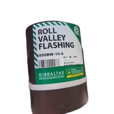 6 In. X 10 Ft. Brown/White Aluminum Roll Valley Flashing