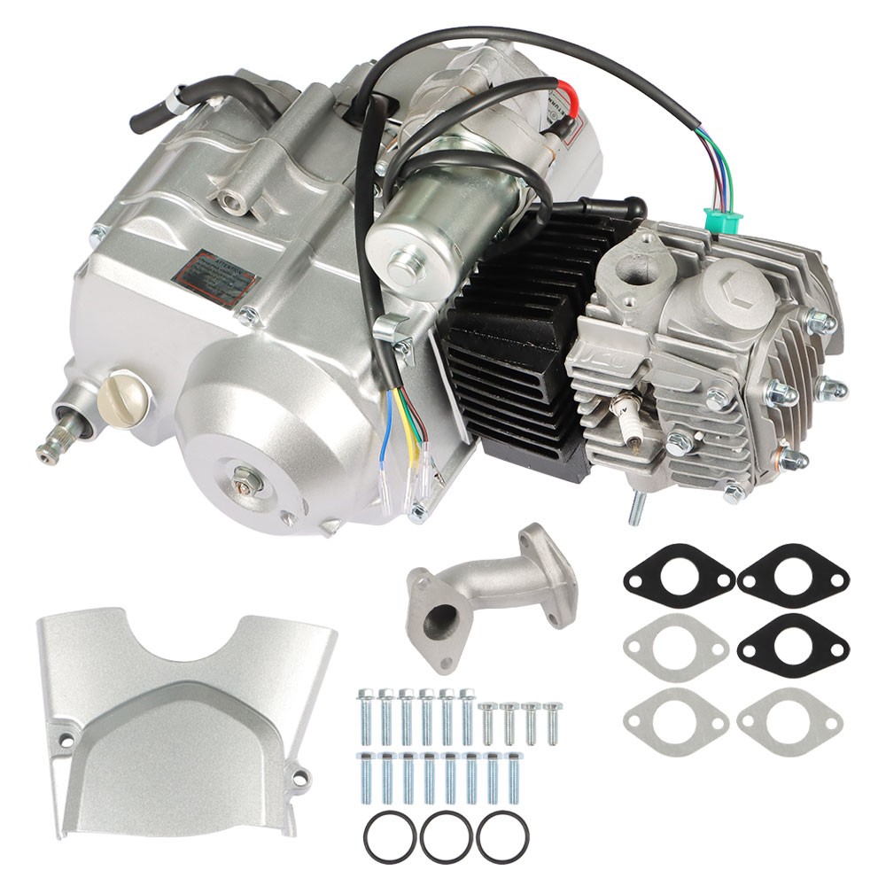 4 Stroke 125cc ATV Engine Motor 3-Speed Semi Auto W/Reverse For ATV Quad Go Kart
