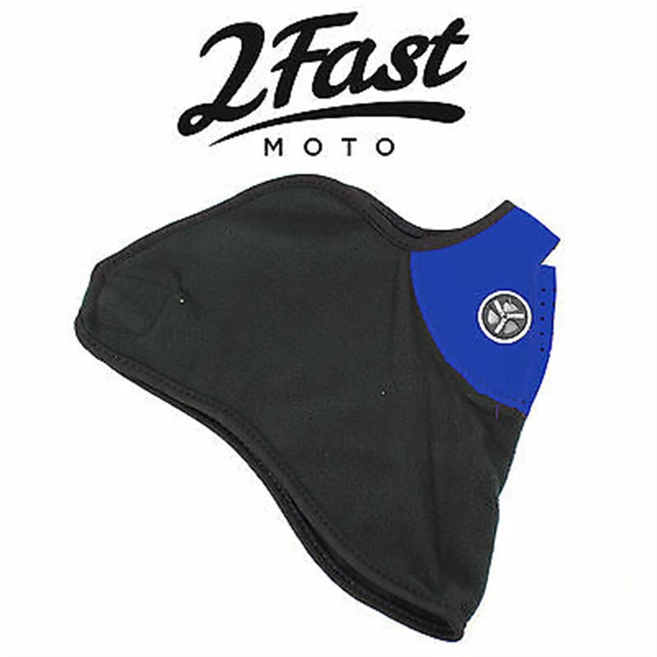 Sport Half Face Fleece Neoprene Mask With Mesh Ventilation MX ATV 66-5116u - Image 3 of 4