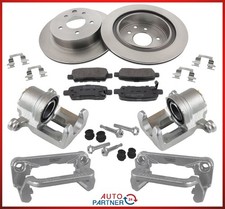 Bremsensatz hinten für Nissan Qashqai +2 I J10 + Bremssattel + Sattelhalter