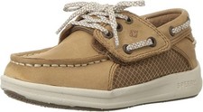 Sperry unisex child Gamefish Jr Boat Shoe, Dark Tan, 5.5 Wide Little Kid US BNIB