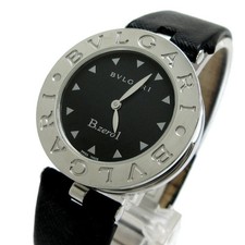 Montre pour femme Bvlgari B.zero1 BZ30S double cœur cadran noir cuir quartz f...