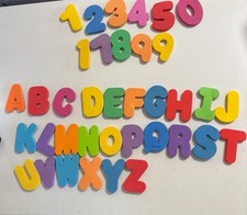 Foam letters and numbers