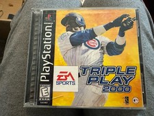 EA SPORTS Triple Play 2000 Manual Included PlayStation 1 Baseball NTSC-U/C