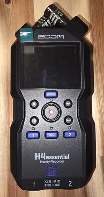 Zoom H4essential 4-Track Recorder with 32-Bit Float Recording and Accessibility