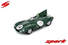 1:43 SPARK Jaguar D-Type #14 2Nd 24H Le Mans 1954 Hamilton Rolt S2925 MMC