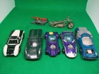 VINTAGE HOT WHEELS REDLINE JUNK YARD LOT OF 5 CARS -2 Bikes Parts Cars Restore