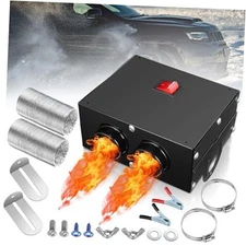 500w Car Heater 12 Volt Camping Heaters Kit Car Camping Windshield 12v 2 Holes