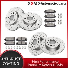 Front Rear Disc Rotors Brake Pads Kit For 2018-2020 Equinox Terrain Regal Tourx