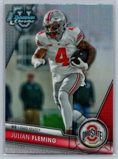 2023 Bowman University Chrome #109 Julian Fleming Refractor