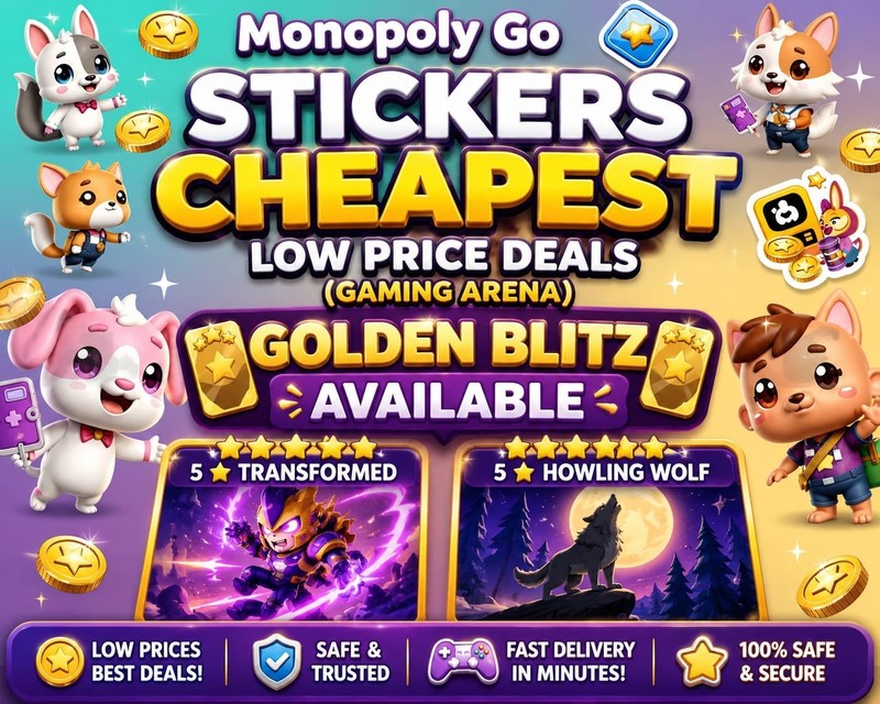 MonoPoly_Go! ALL 1⭐️ 2⭐️ 3⭐️ 4⭐️ 5⭐️ & GOLDEN BLITZ ✅INSTANT SEND✅