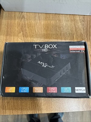 MXQ Pro 4K Ultra HD 64Bit Android 7.1 Quad Core TV Box Media Player-NEW