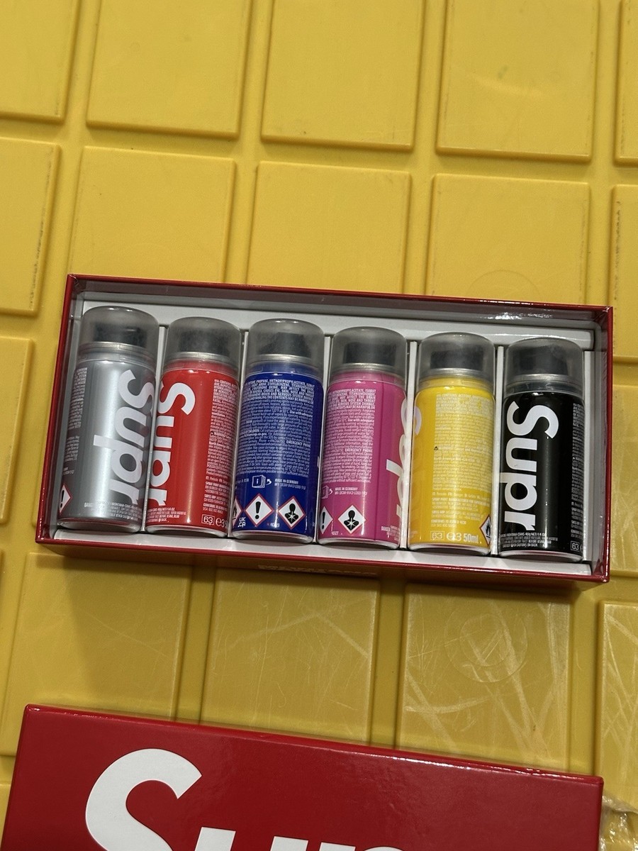 Supreme Montana Mini Spray Paint Cans Set of 6, Multicolor | eBay