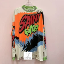 GOTOFREE 25SS SAINT FORCE T SHIRT TOPS LONG SLEEVE MOTORCYCLE TEE MEN WOMEN