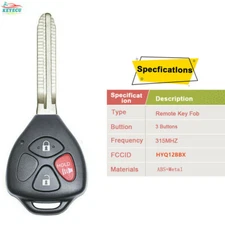 Upgraded Remote Key Fob for Toyota Tundra Echo 2004 2005 2006 HYQ12BBX HYQ12BAN