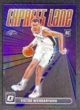 2023-24 Victor Wembanyama Panini Donruss Optic Express Lane PURPLE Holo Prizm #8