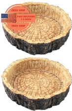 Paquete de 2 cuencos para agua y comida de reptiles, cuenco de comida novedoso