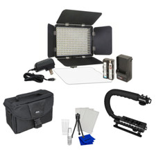 Vidpro LED-330X LED Light Kit - Handheld  Bag Bundle - NEW 
