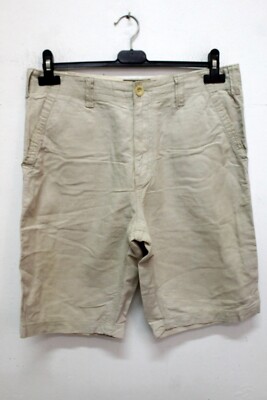 Timberland Uomo Taglia 31 45 Pantaloncino Beige Bermuda Short