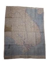 AAF Cloth Map No. 32 & 33 China 1943