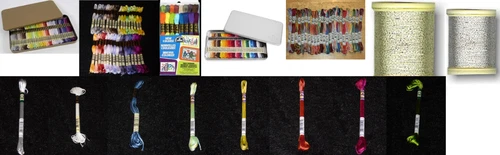 DMC Embroidery Floss Thread SPECIALTY, Collector's Tin, NEWEST COLORS, Coloris