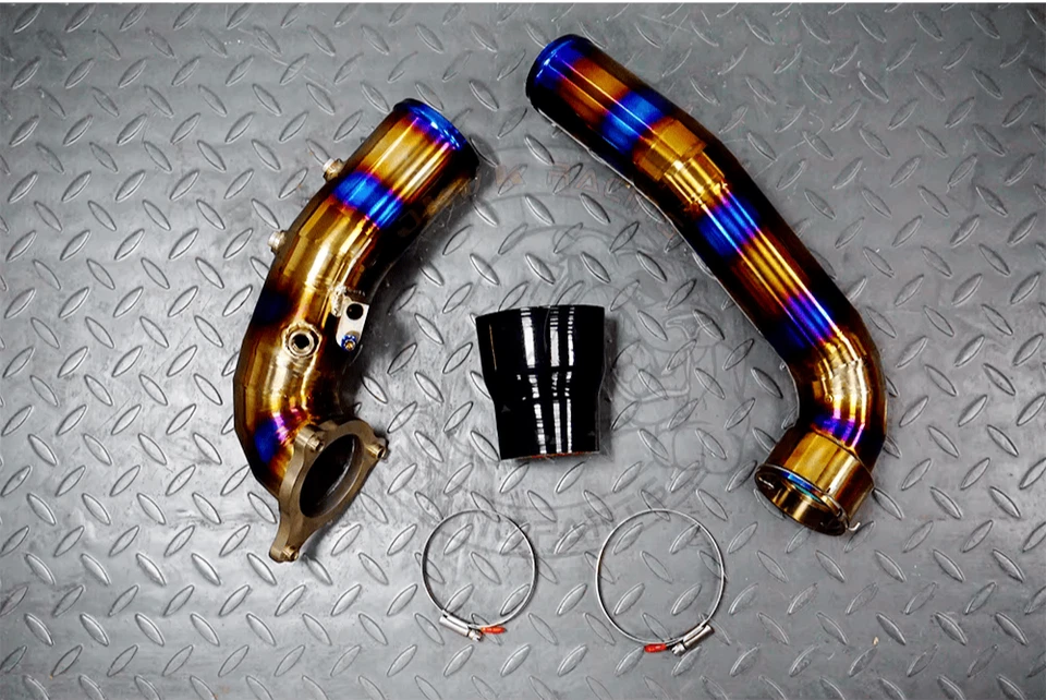 Tubo de carga de titanio para BMW B58 serie F (140i, 240i, 340i, 440i) puerta ascendente 3.0T Foto 4 de 4
