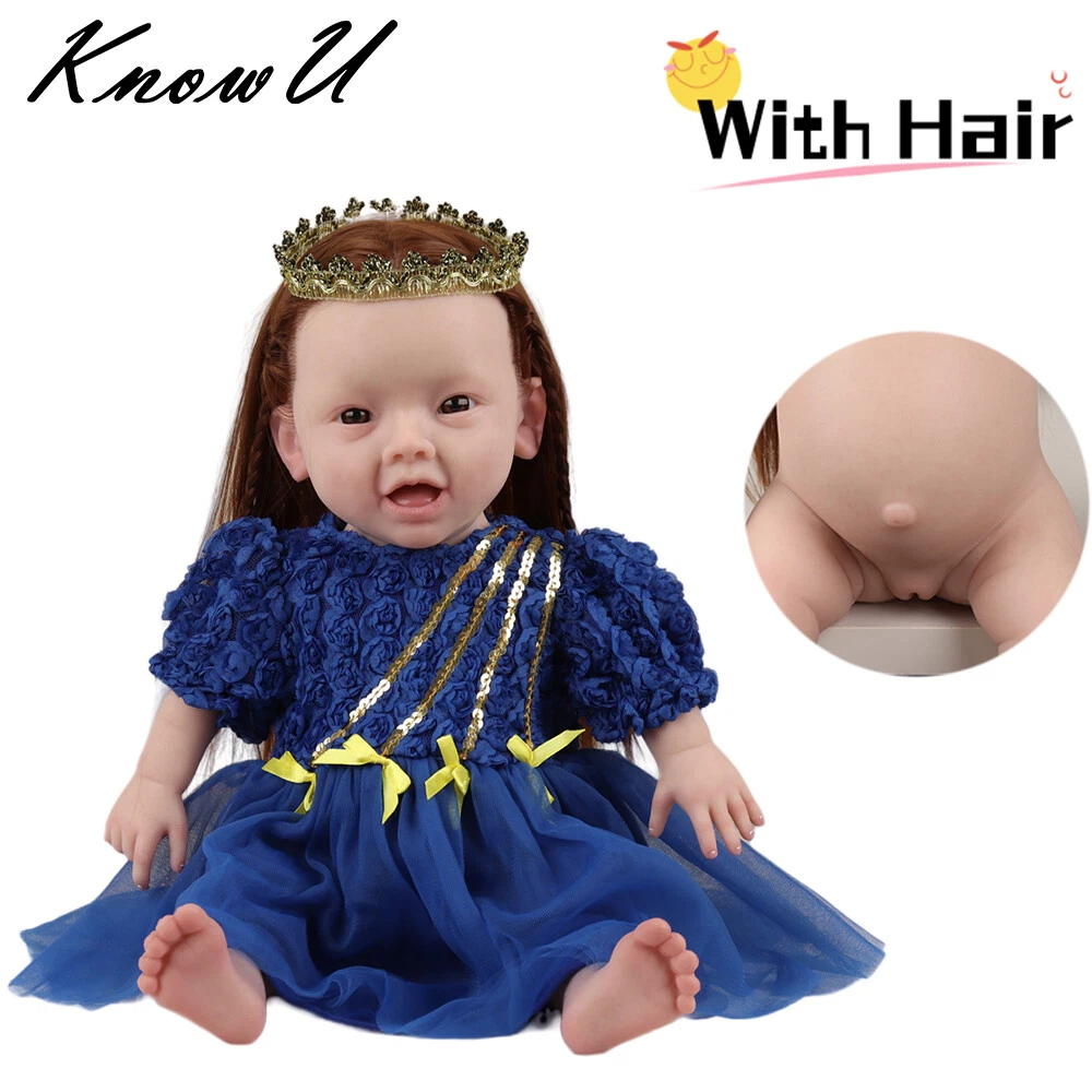 Silicone baby on sale girl full body