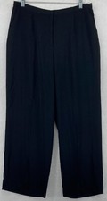 Norton McNaughton Women's Black Straight Leg Dress Pants Size 16