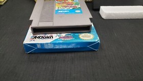 CIB THE SIMPSONS BART VS SPACE MUTANTS NINTENDO NES VIDEO GAME W/ PROTECTOR