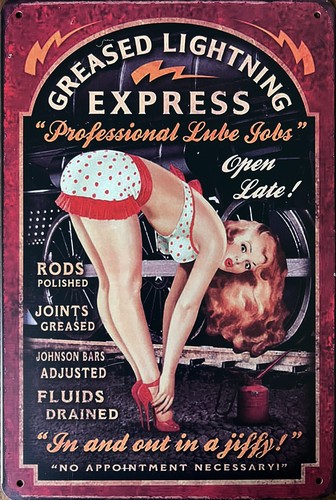 Pin Up Girl Garage Rustic Vintage Metal Tin Sign Man Cave,Shed Bar | eBay