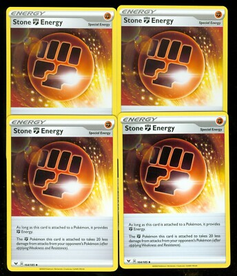 Pokemon STONE ENERGY 164/185 Vivid Voltage - - MINT 4X